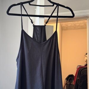 Maternity Black Sleeveless Jumpsuit